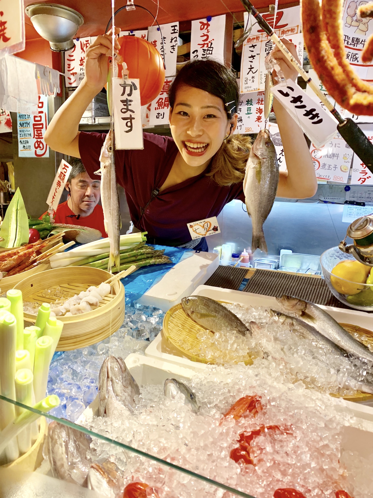 新鮮な魚が入荷