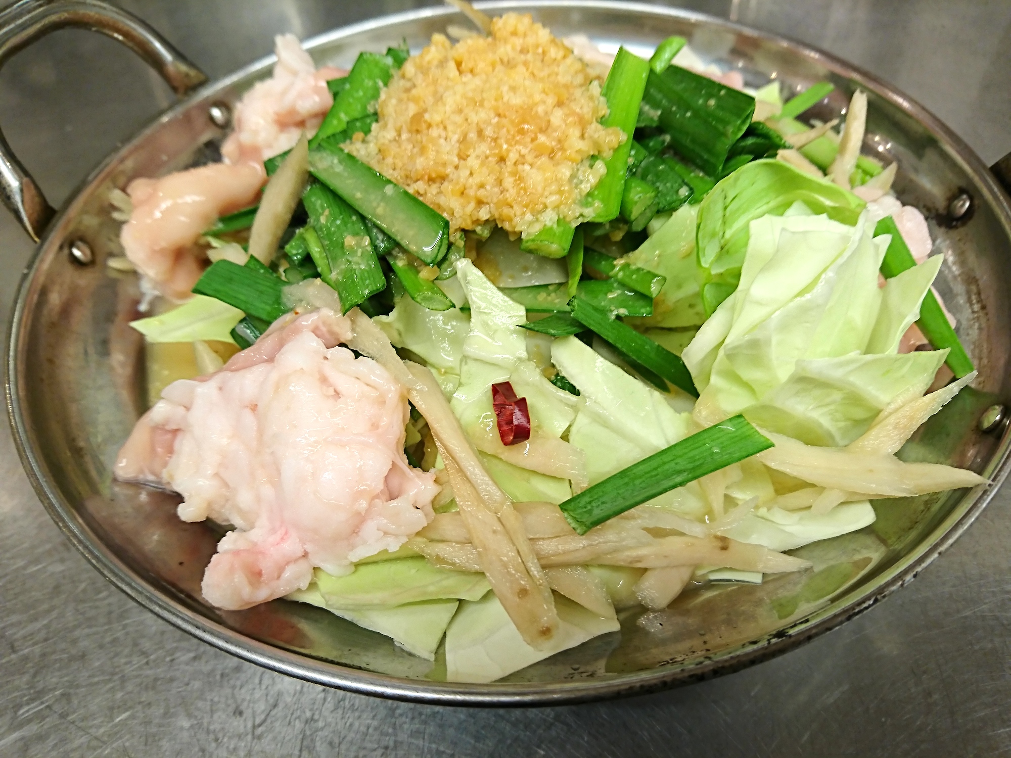 当店自慢のもつ鍋