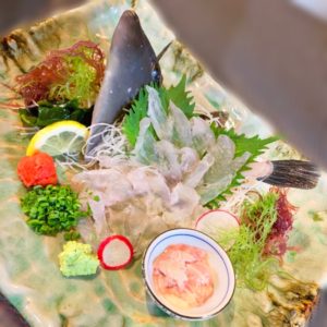 うまづらはぎの姿造り