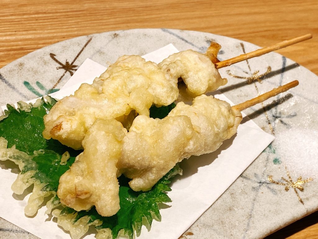 太刀魚の串天ぷら